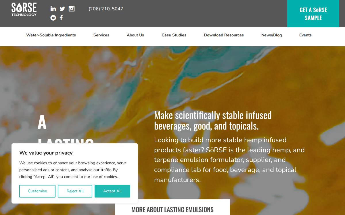 Sorsetech website preview
