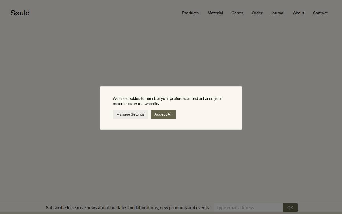 Sould website preview