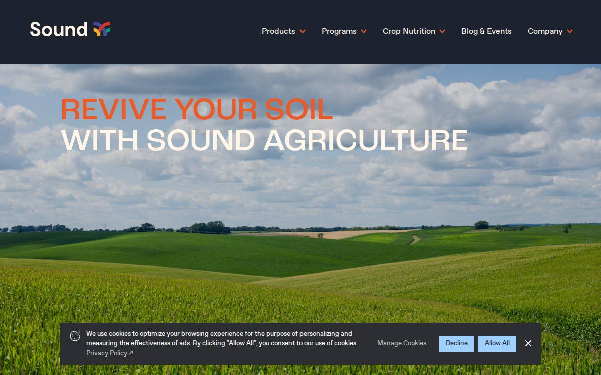 Sound website preview
