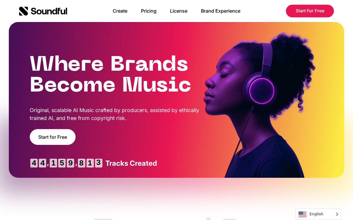 Soundful website preview