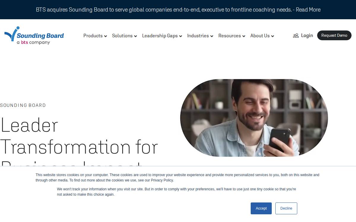 Sounding Board website preview