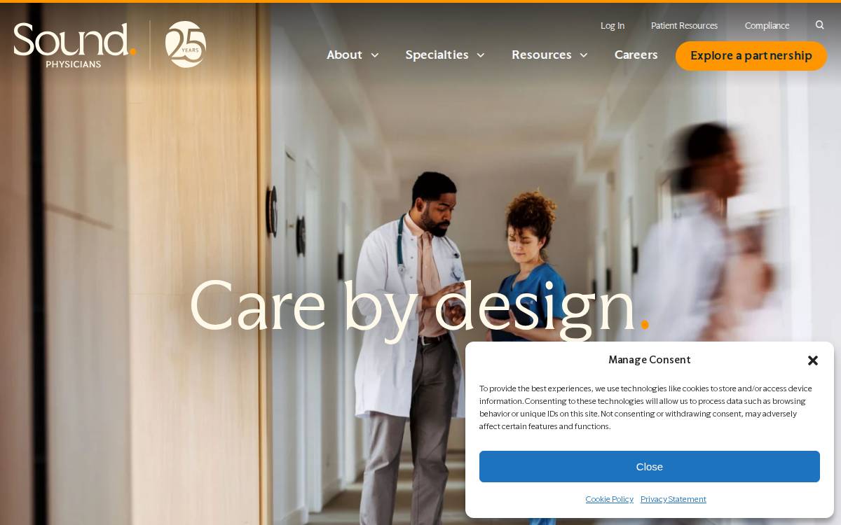 Sound Physicians website preview