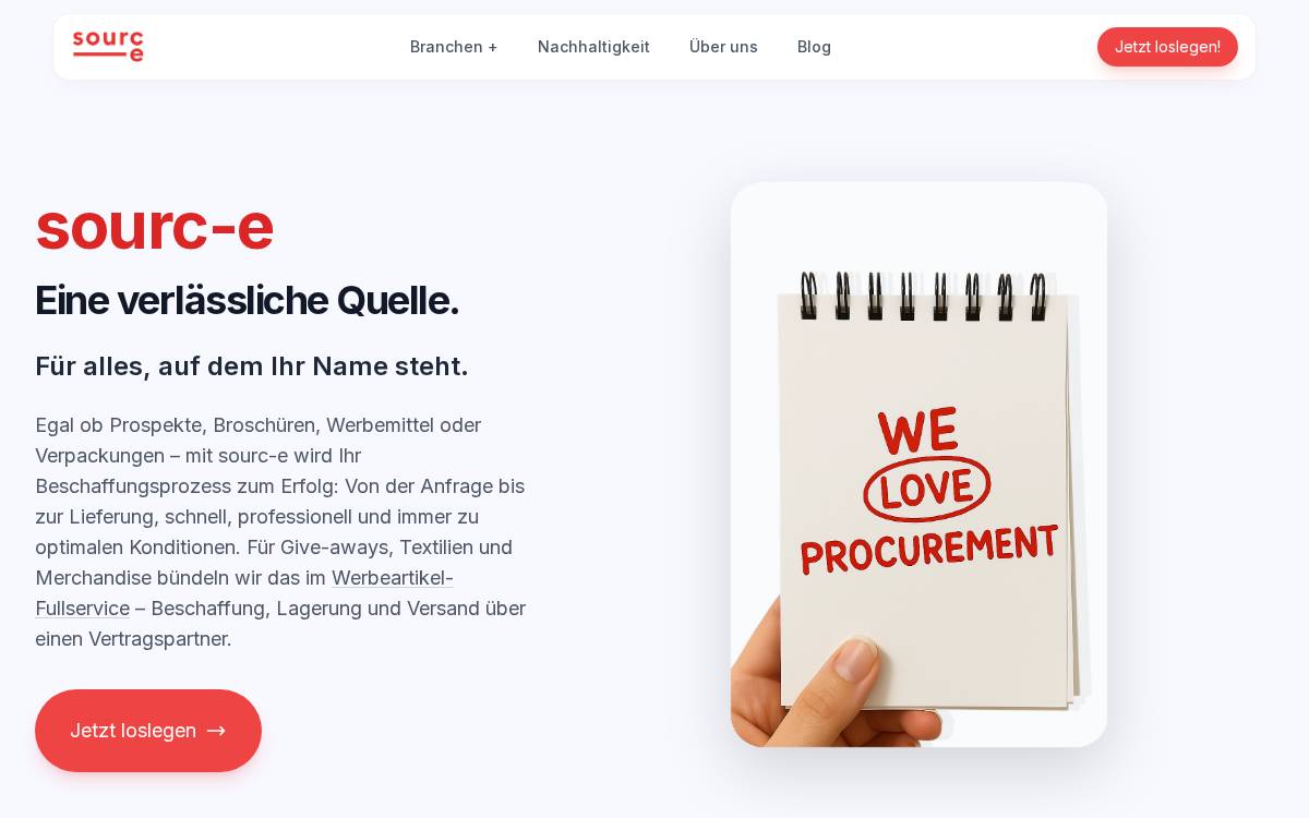 Sourc E website preview