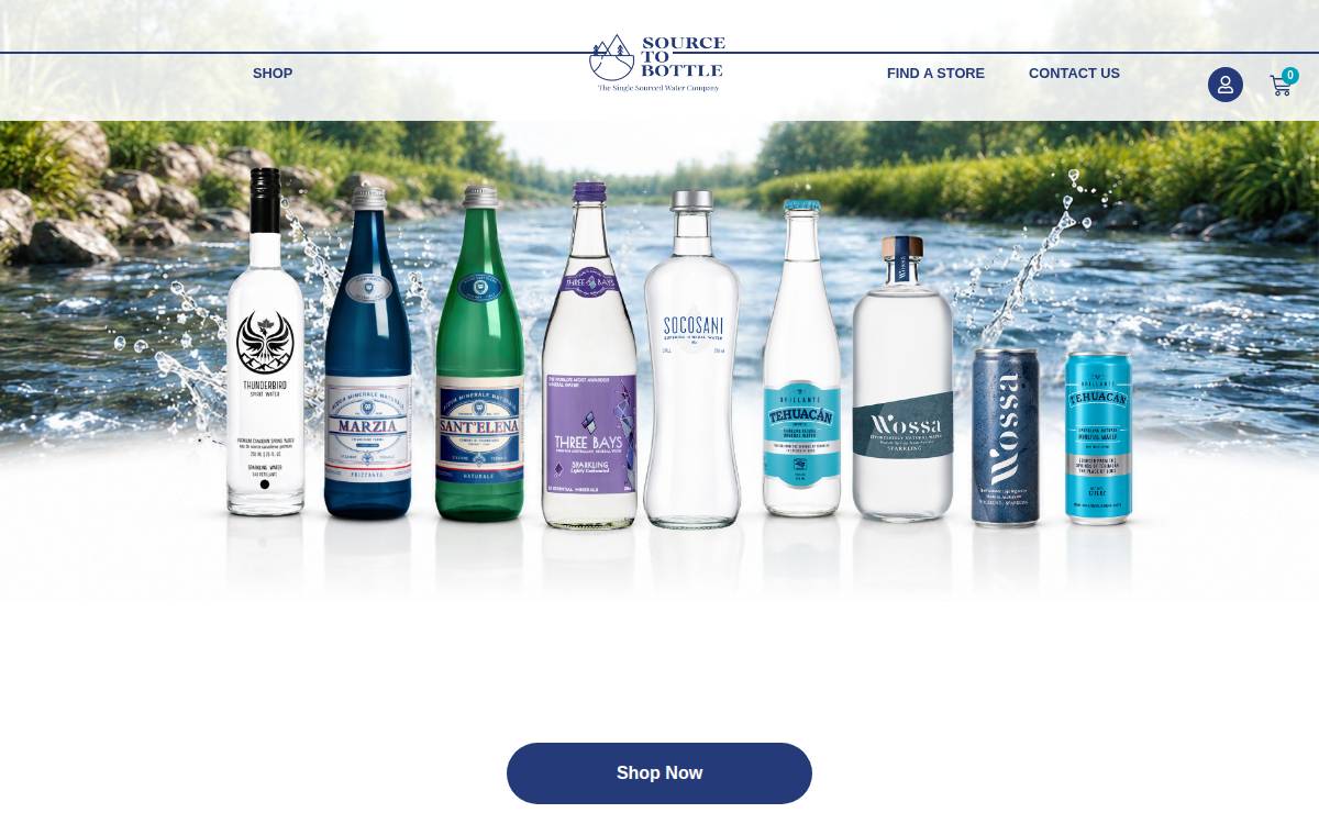 Source To Bottle website preview