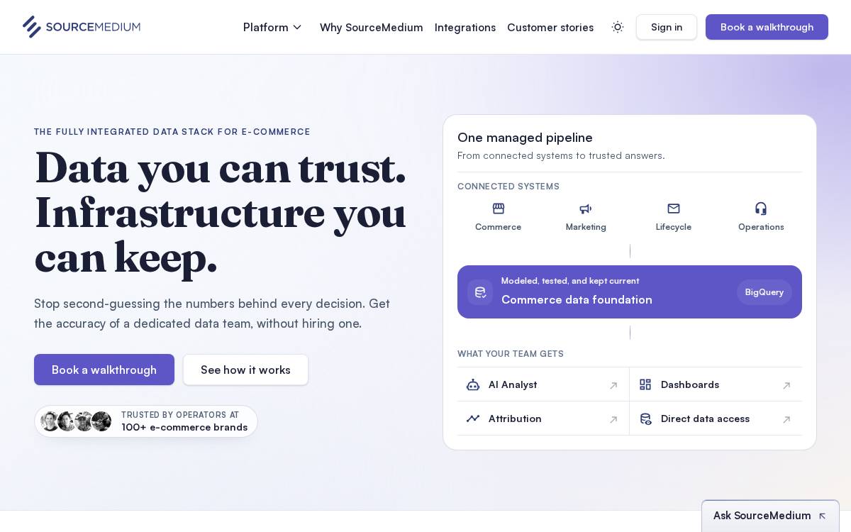 Sourcemedium website preview