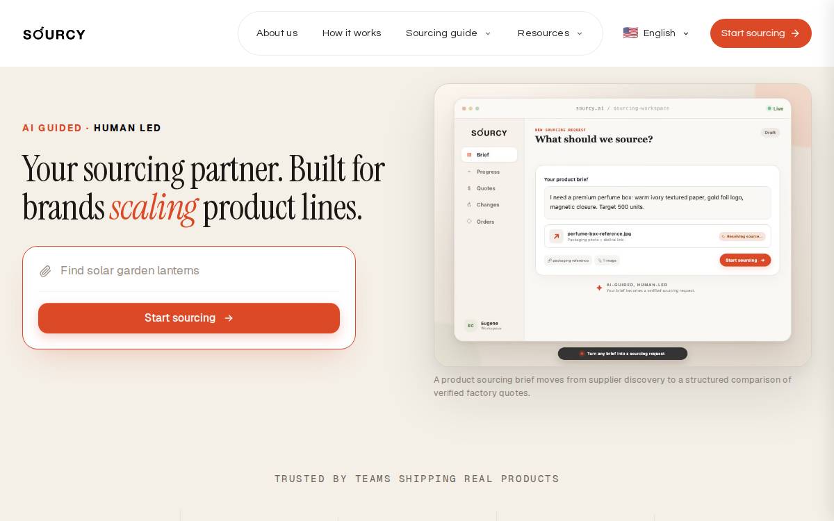 SOURCY website preview