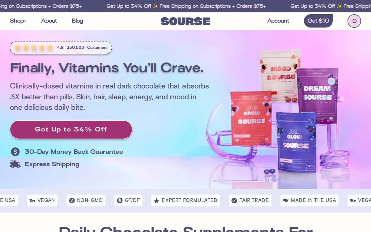 Sourse website preview