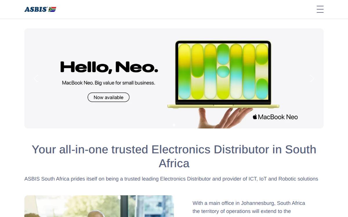 South Africa website preview
