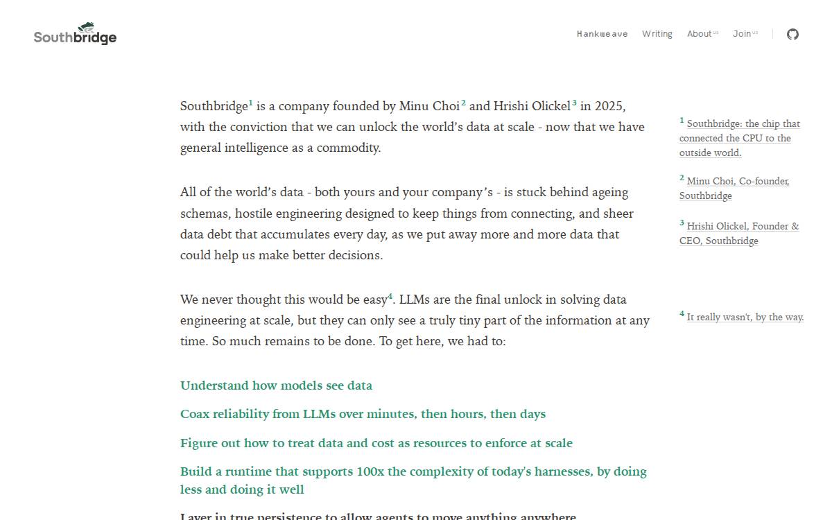 Southbridge website preview
