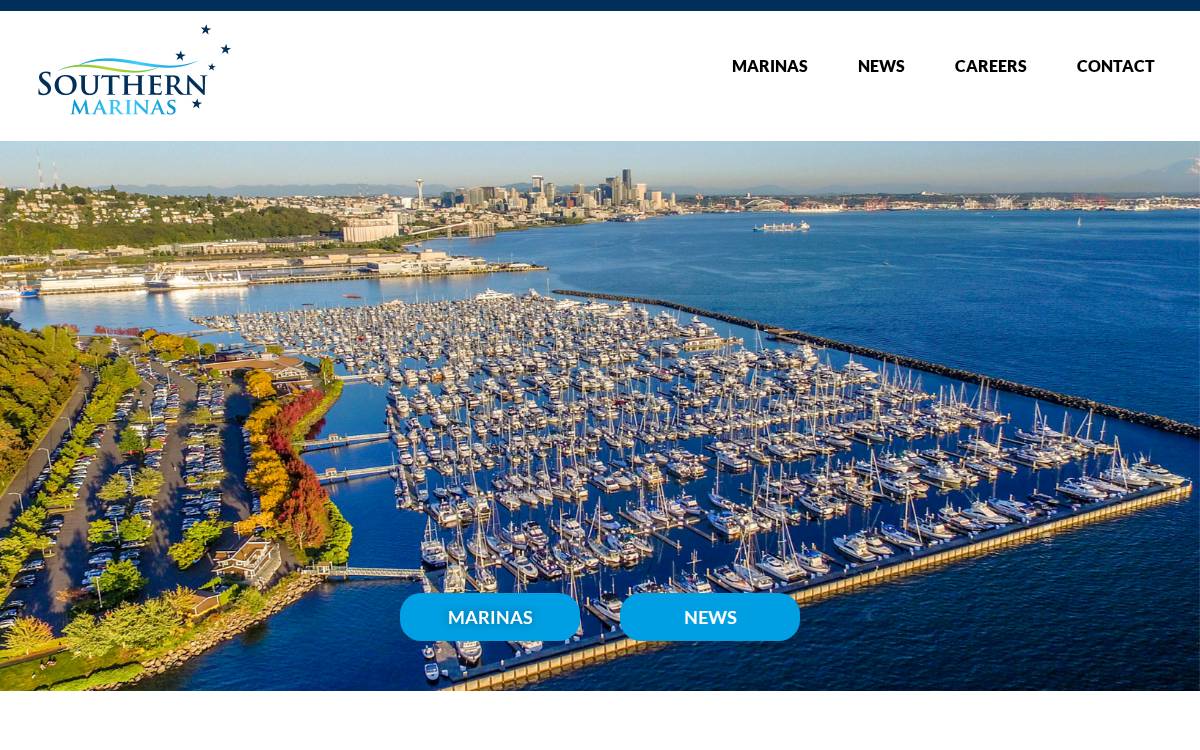 Southern Marinas website preview
