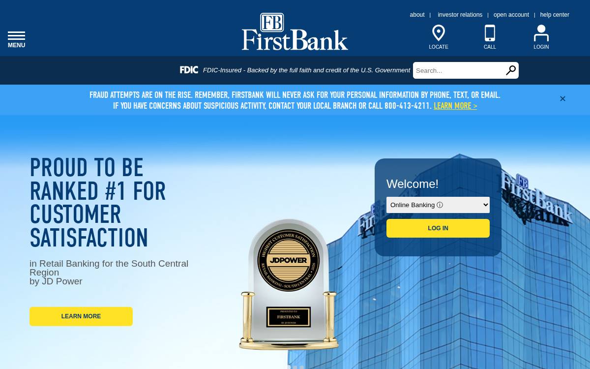 Southernstatesbank website preview