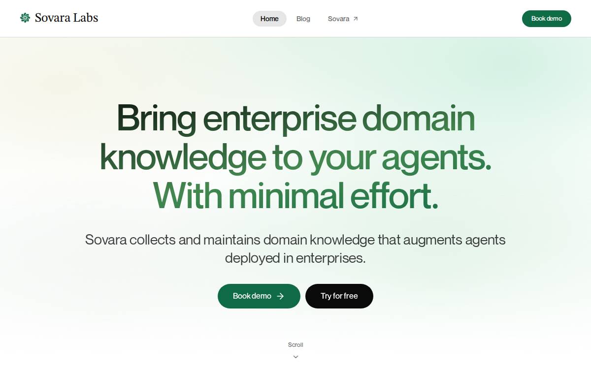 Sovara Labs website preview
