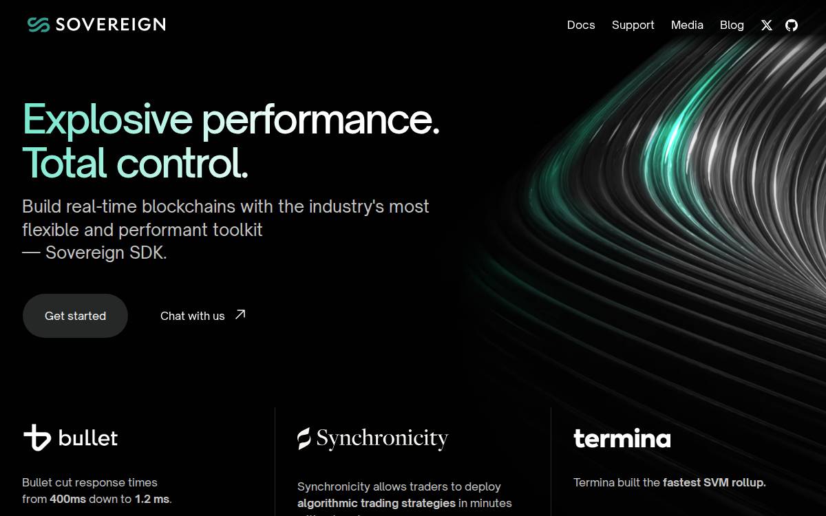 Sovereign Labs website preview