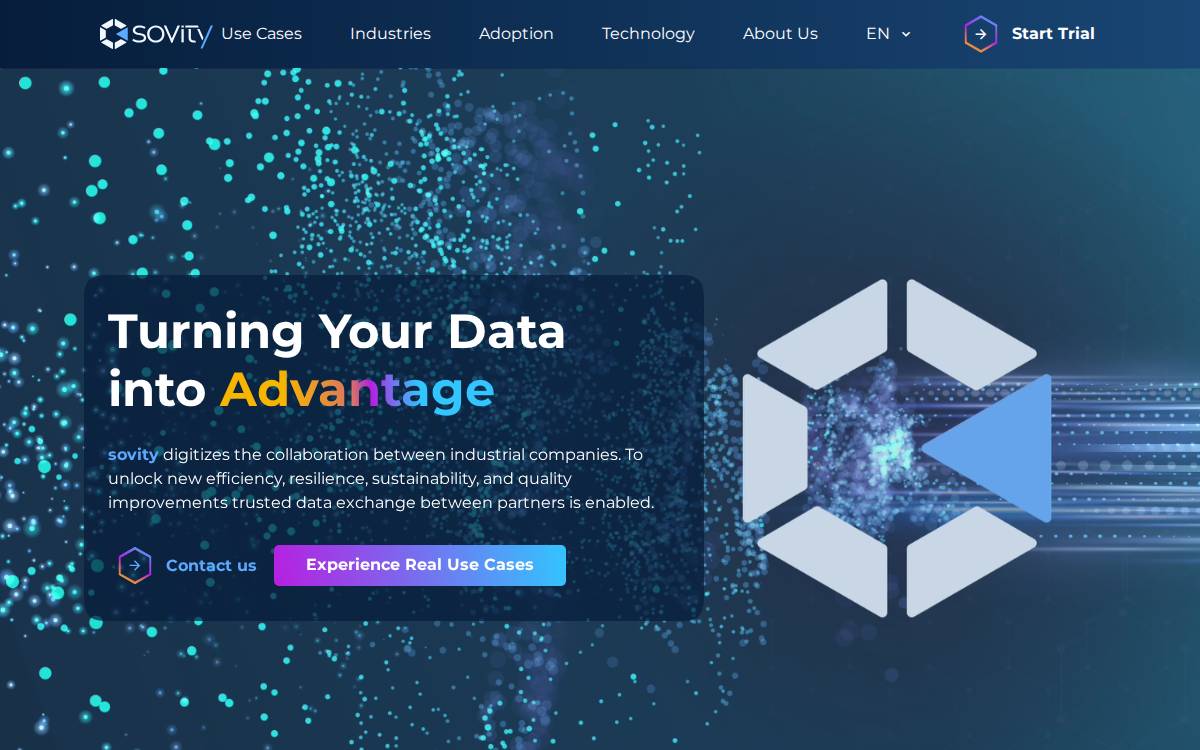 sovity GmbH website preview