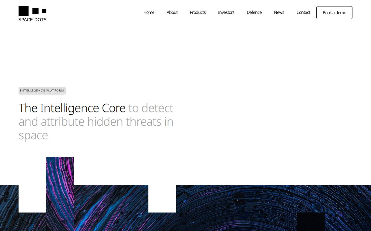 Space DOTS website preview