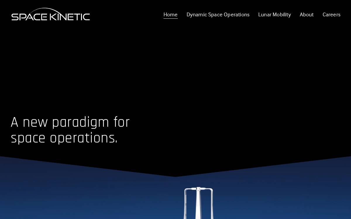 Space Kinetic website preview