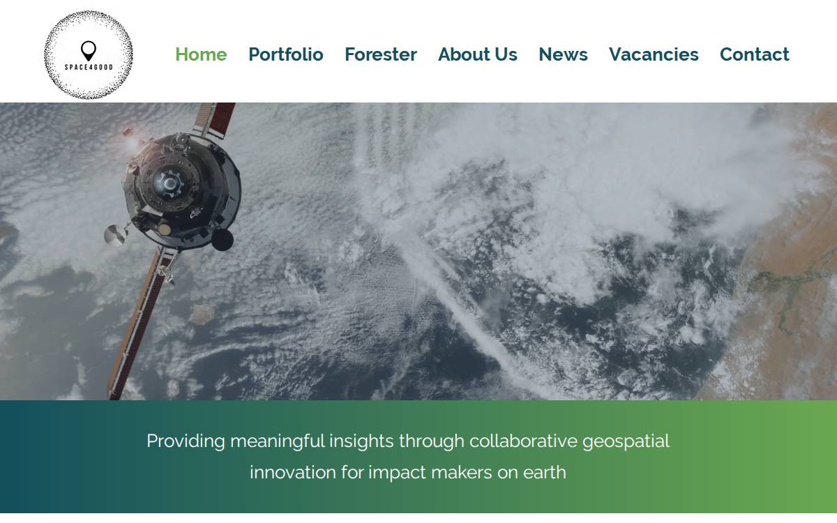 Space4Good website preview