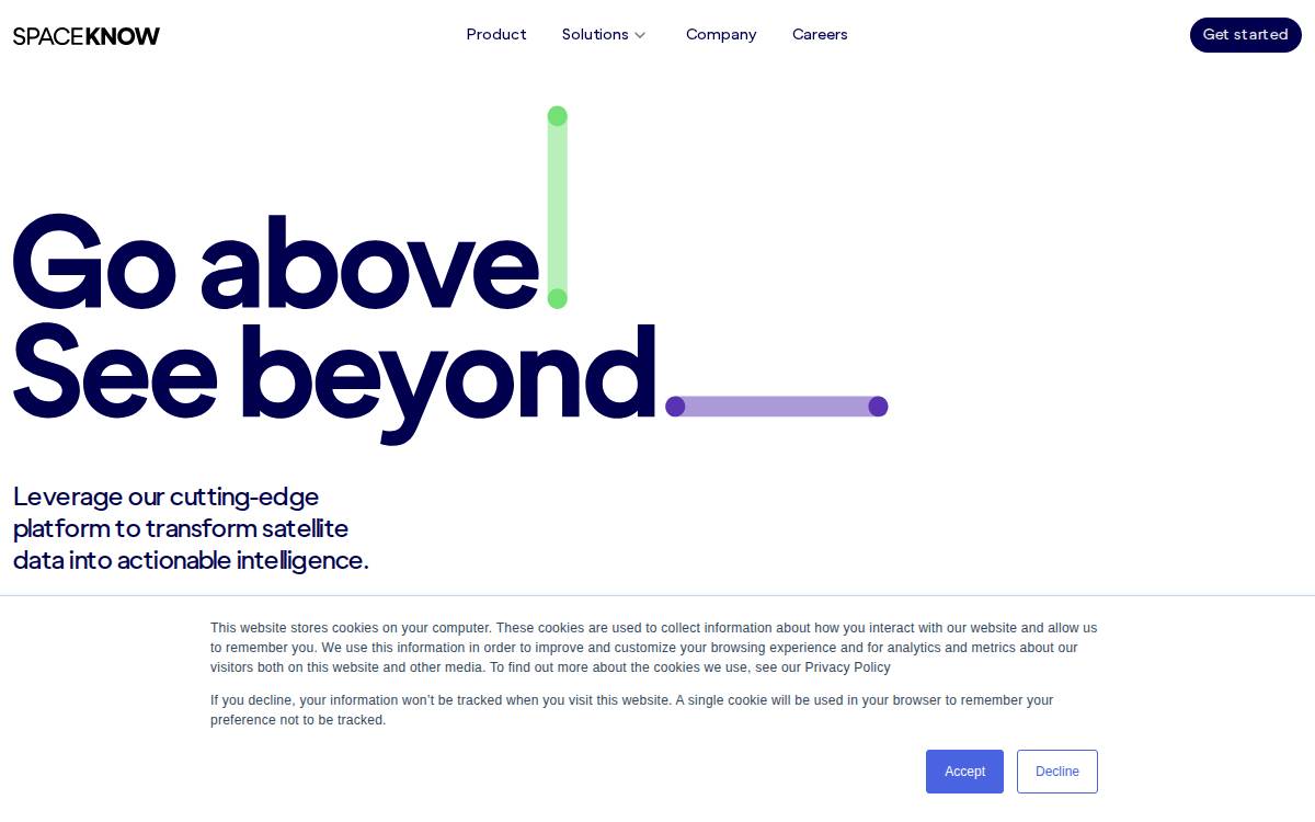Spaceknow website preview