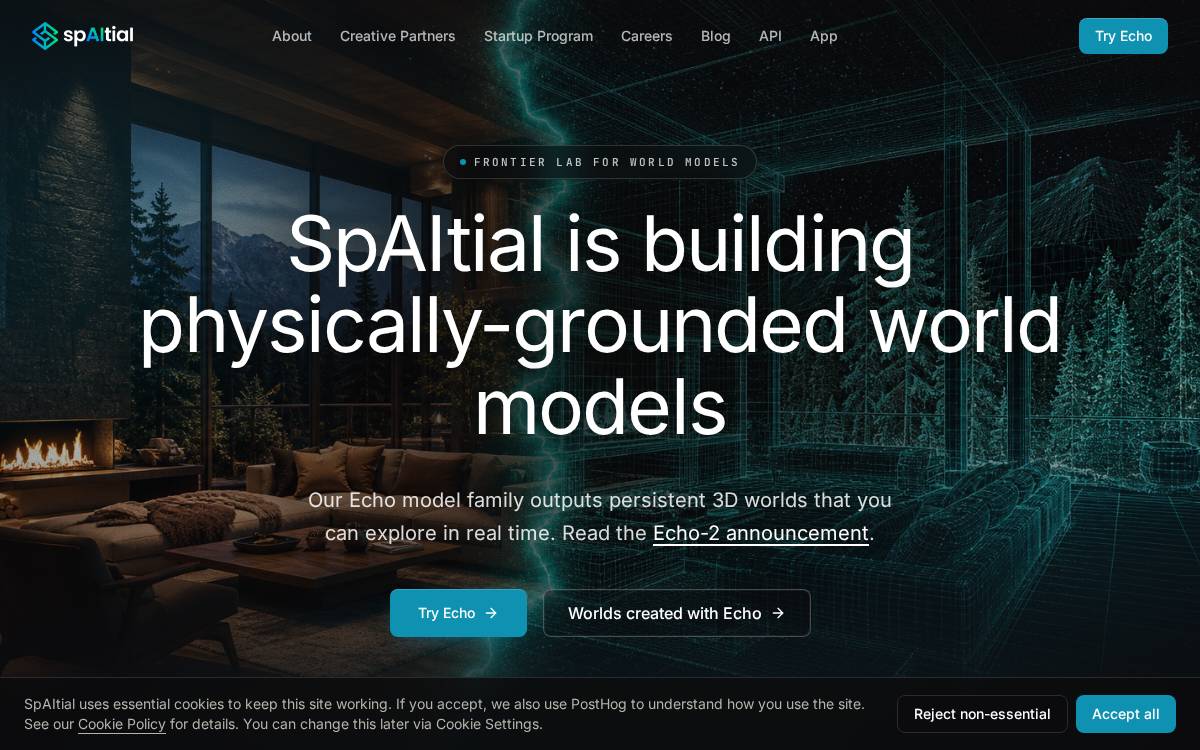 Spaitial Ai website preview