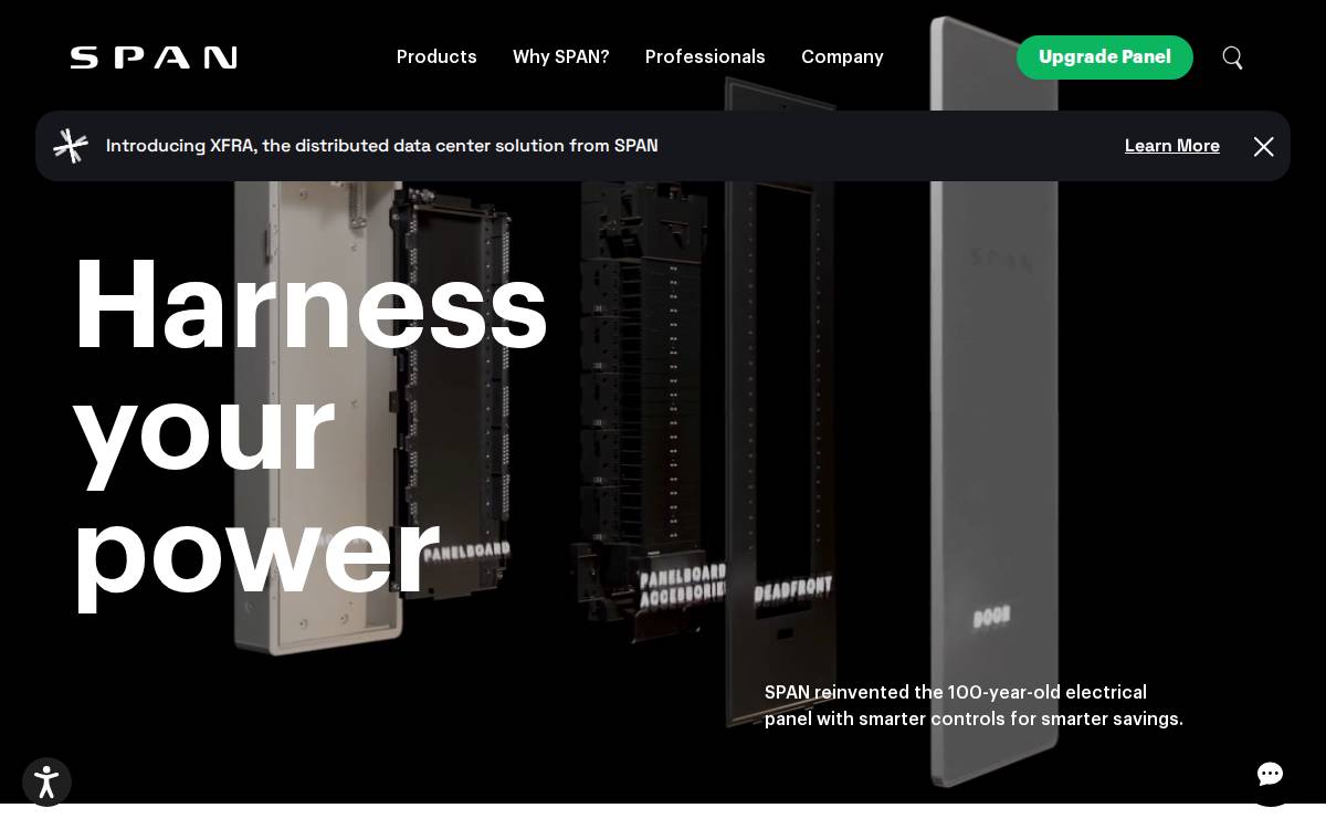SPAN website preview