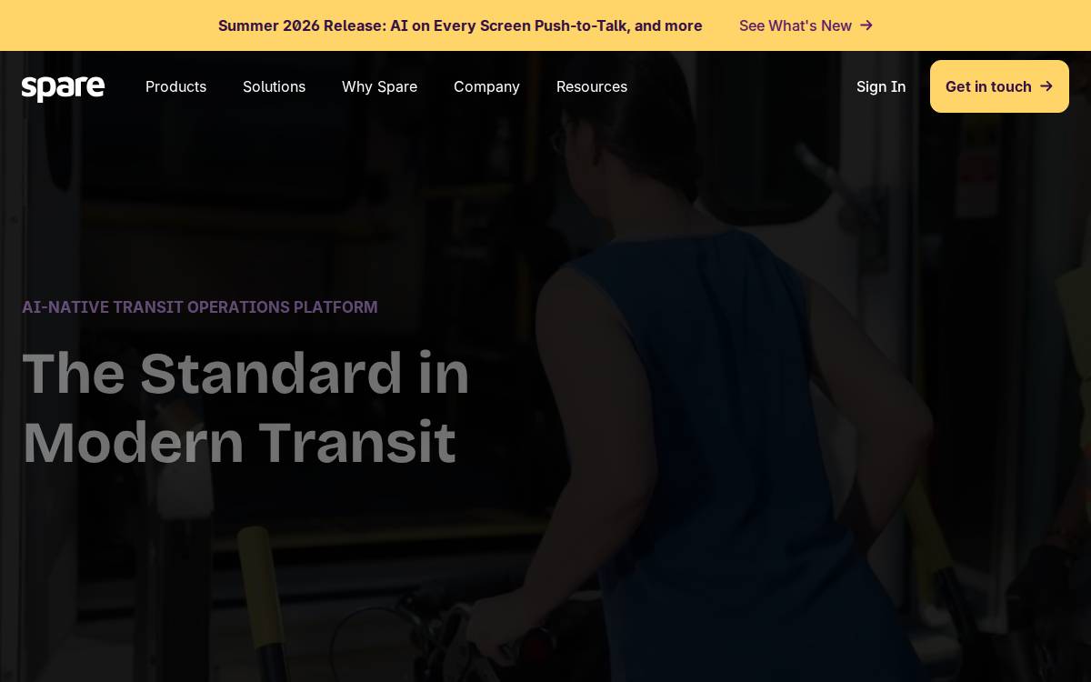 Spare website preview