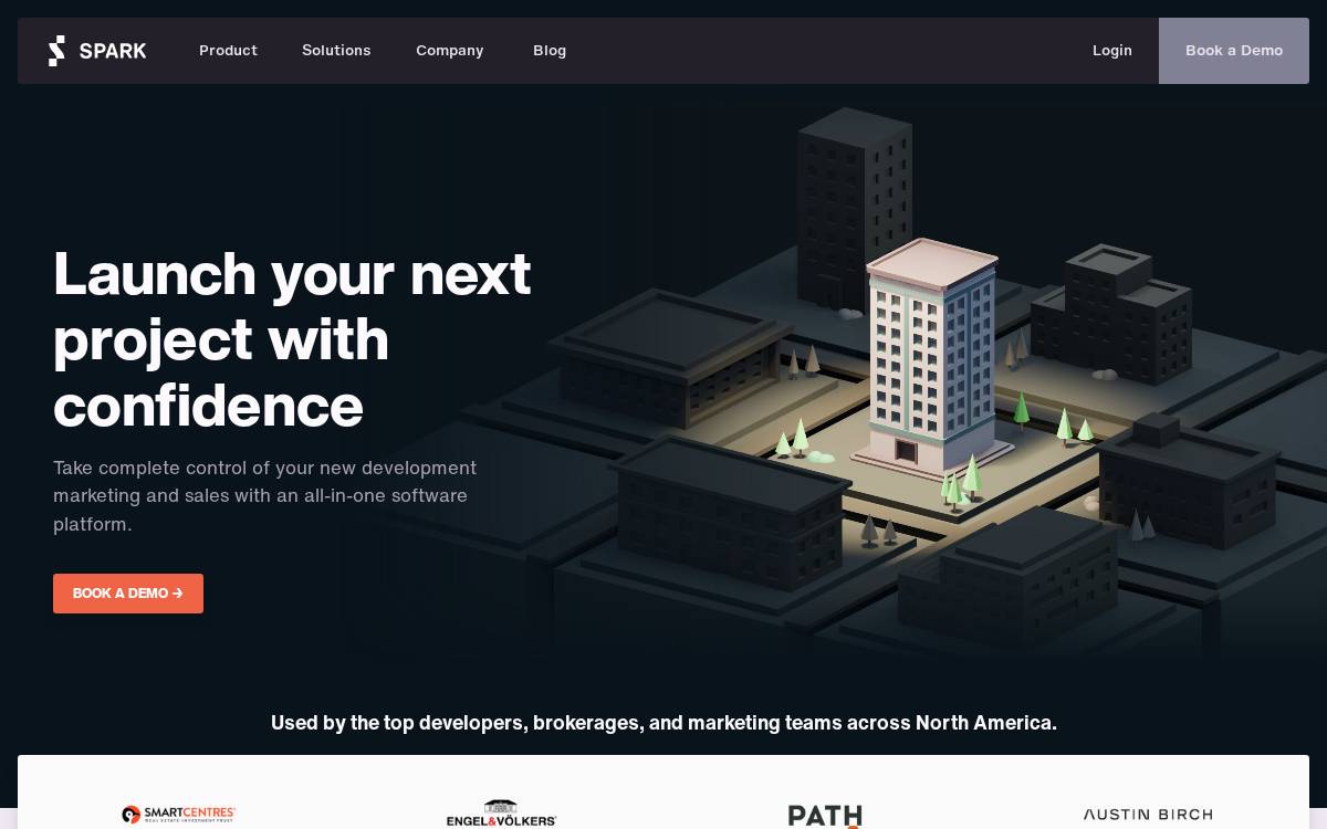 Spark website preview