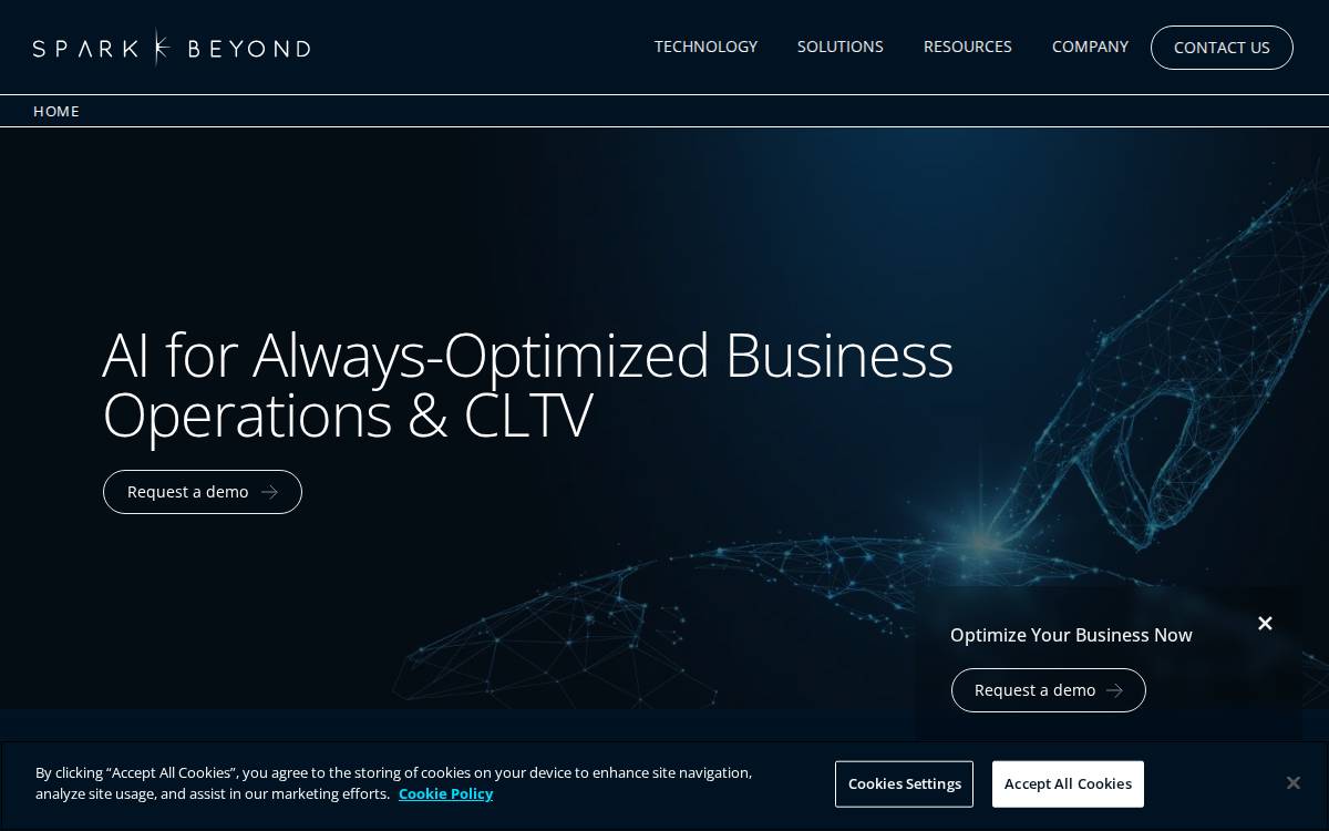 Sparkbeyond website preview