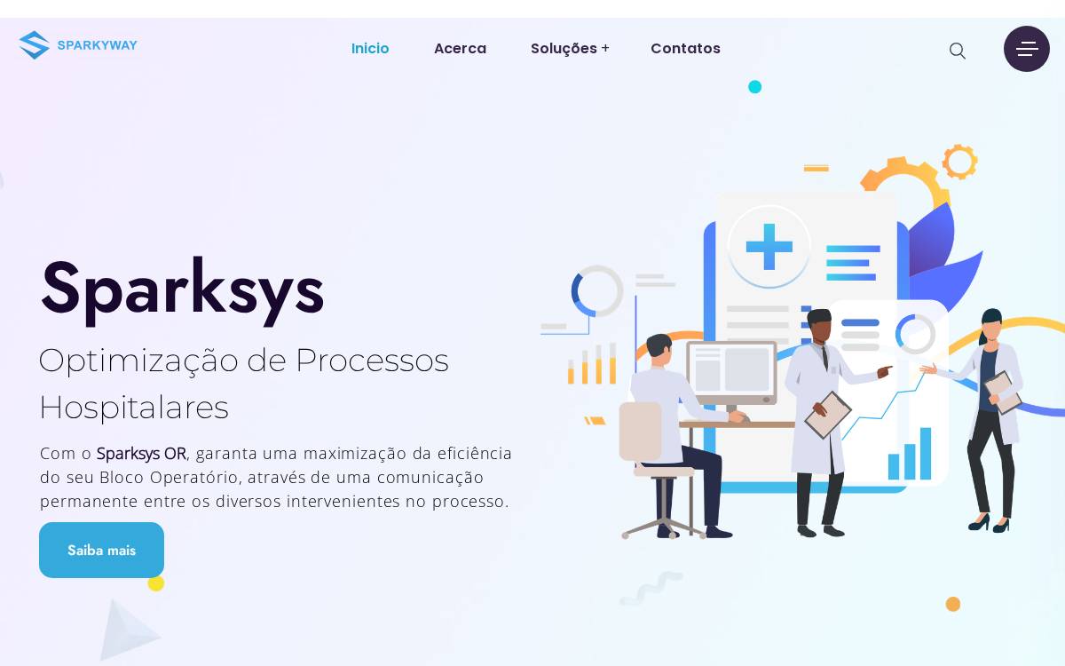 Sparkyway website preview