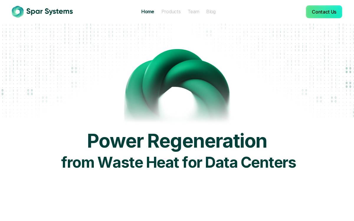 Spar Systems website preview