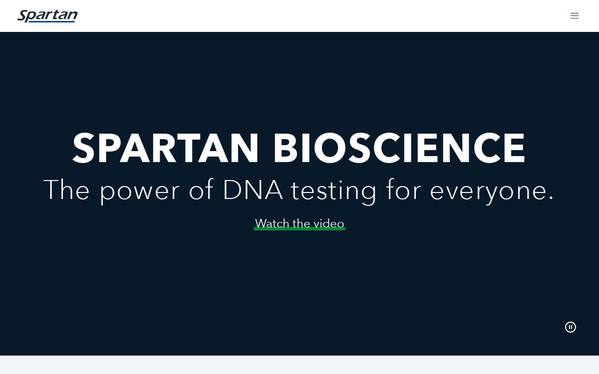Spartan Bioscience Inc. website preview