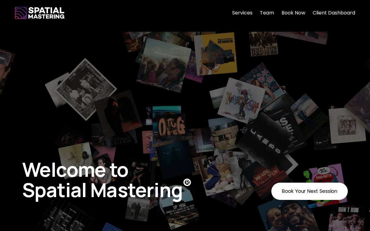 Spatialmastering website preview