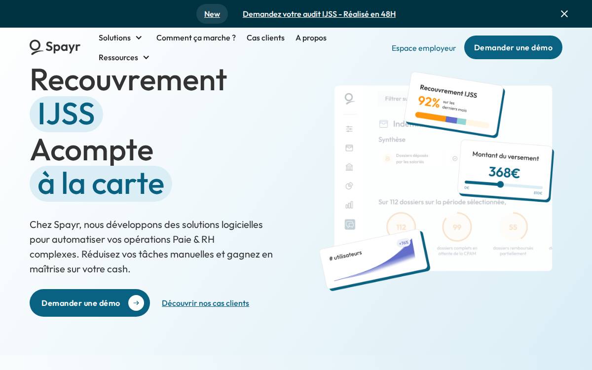 Spayr website preview