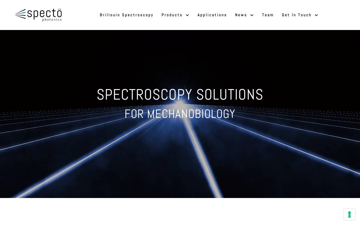 Specto Photonics website preview