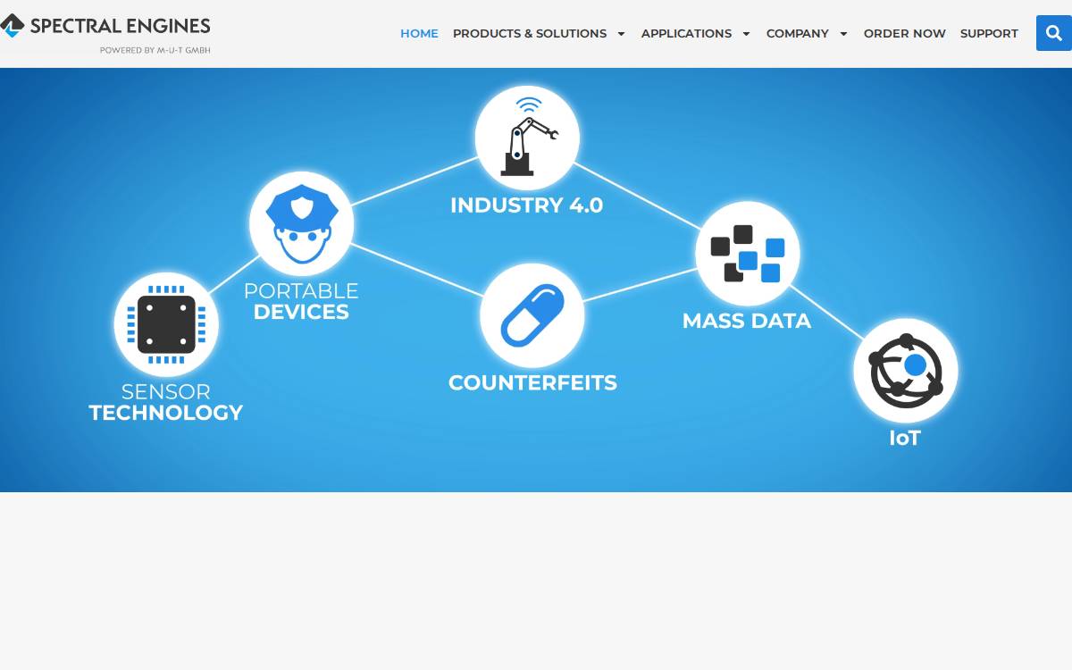 Spectralengines website preview