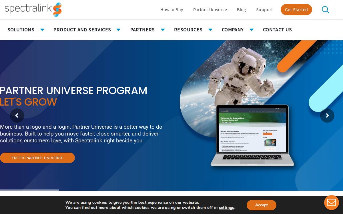 Spectralink website preview