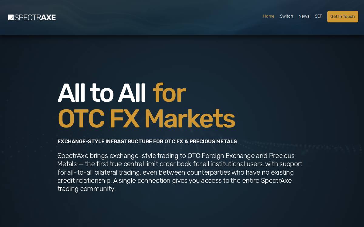 Spectraxe website preview