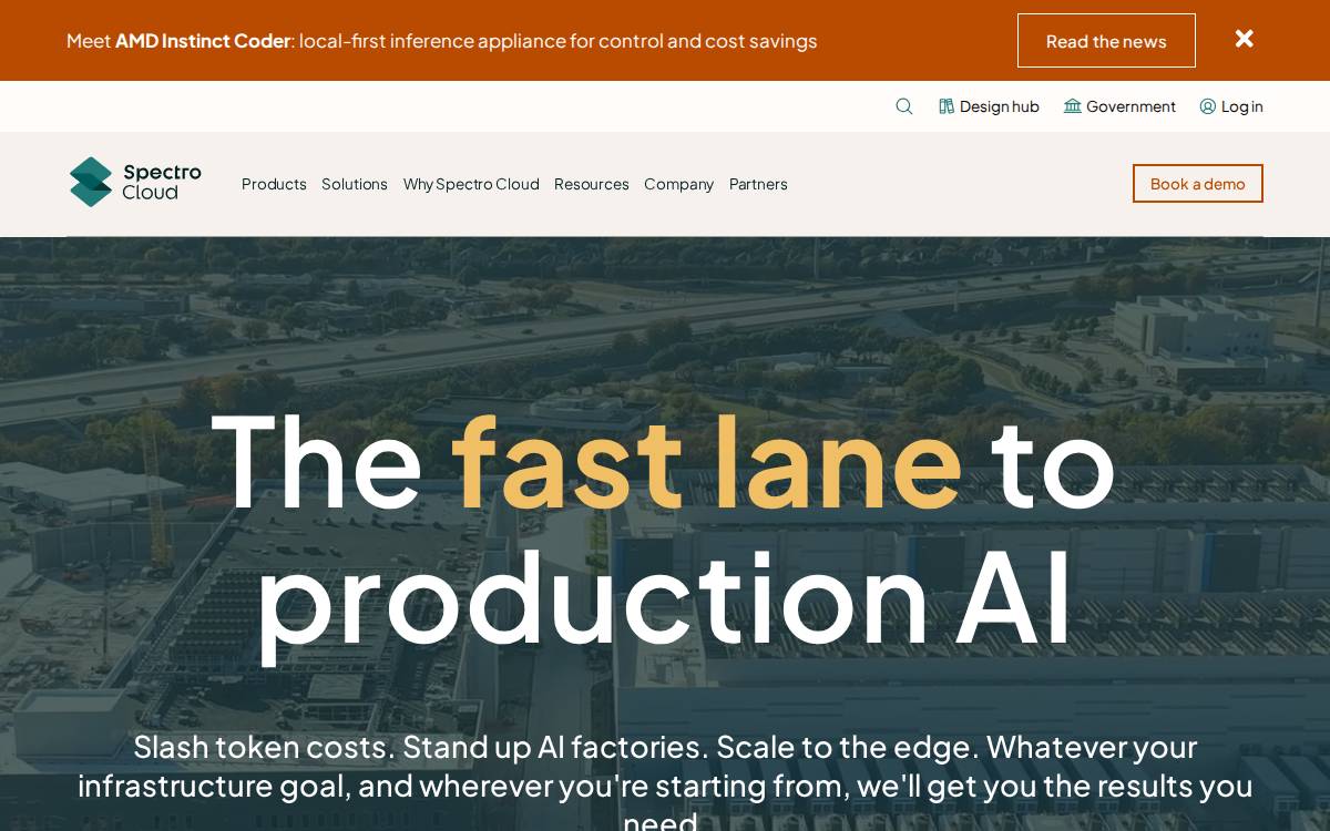 Spectro Cloud website preview