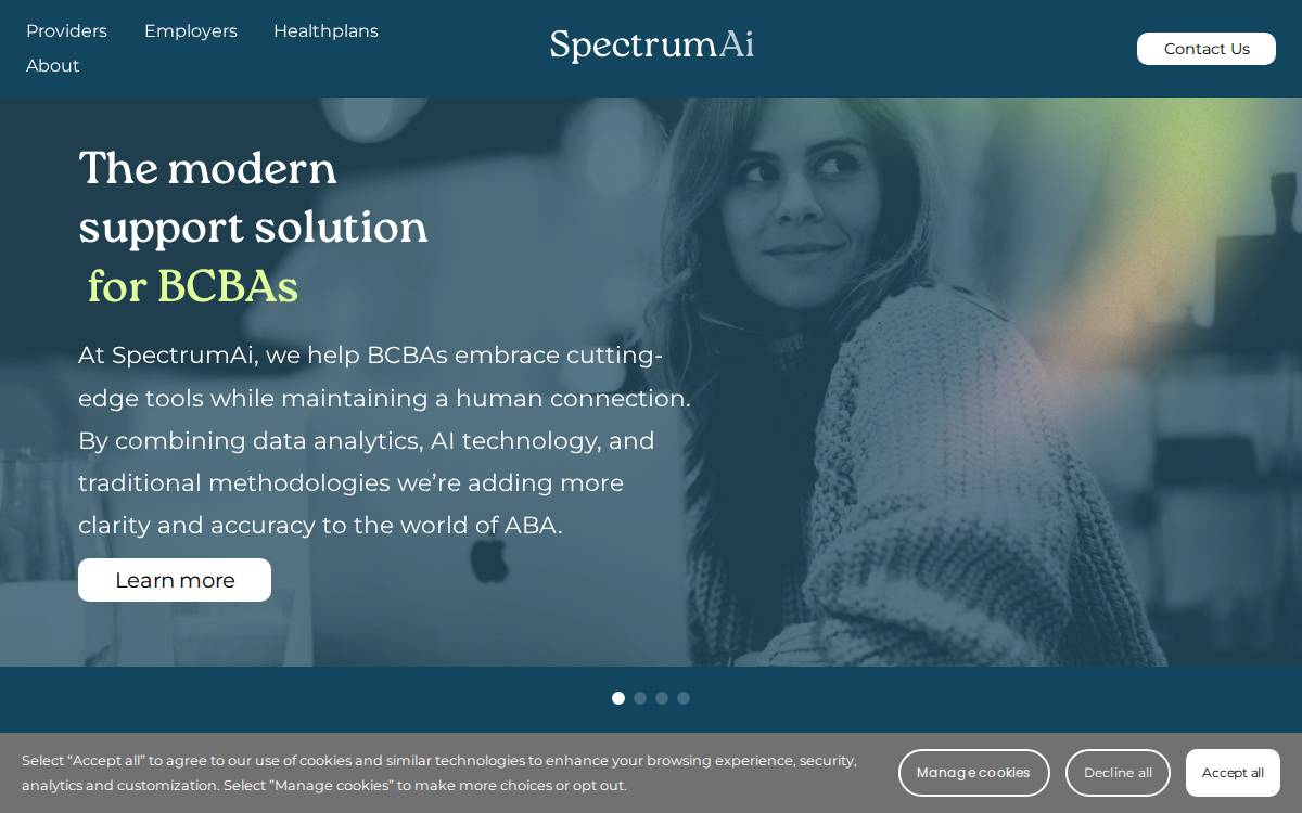 Spectrumai website preview