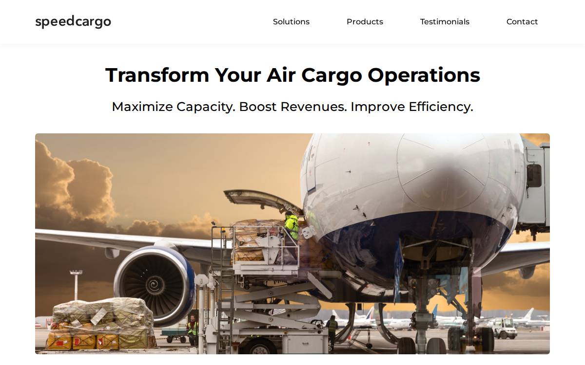 Speedcargo website preview