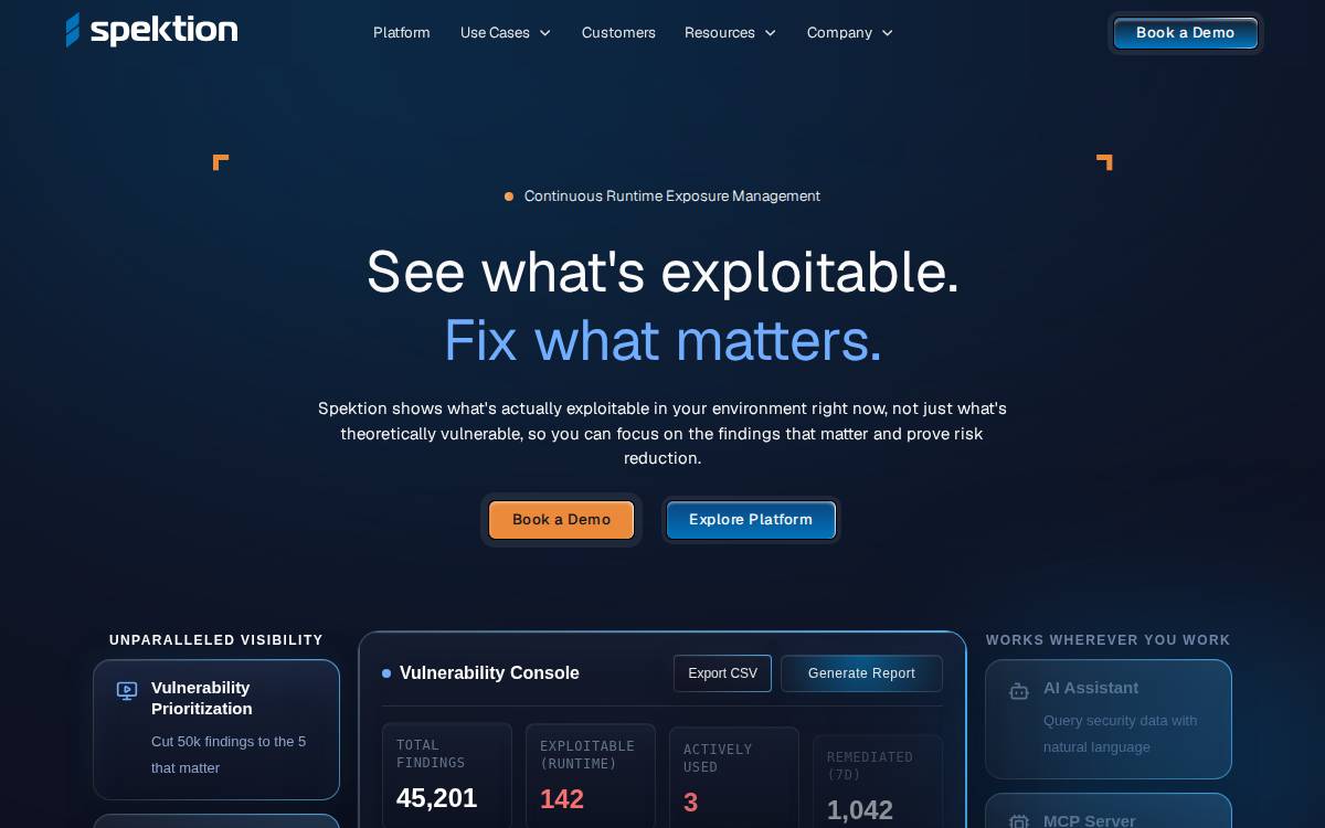 Spektion website preview