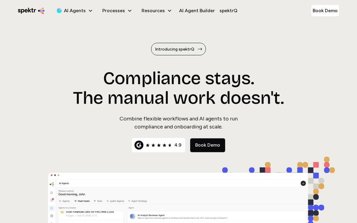 Spektr website preview