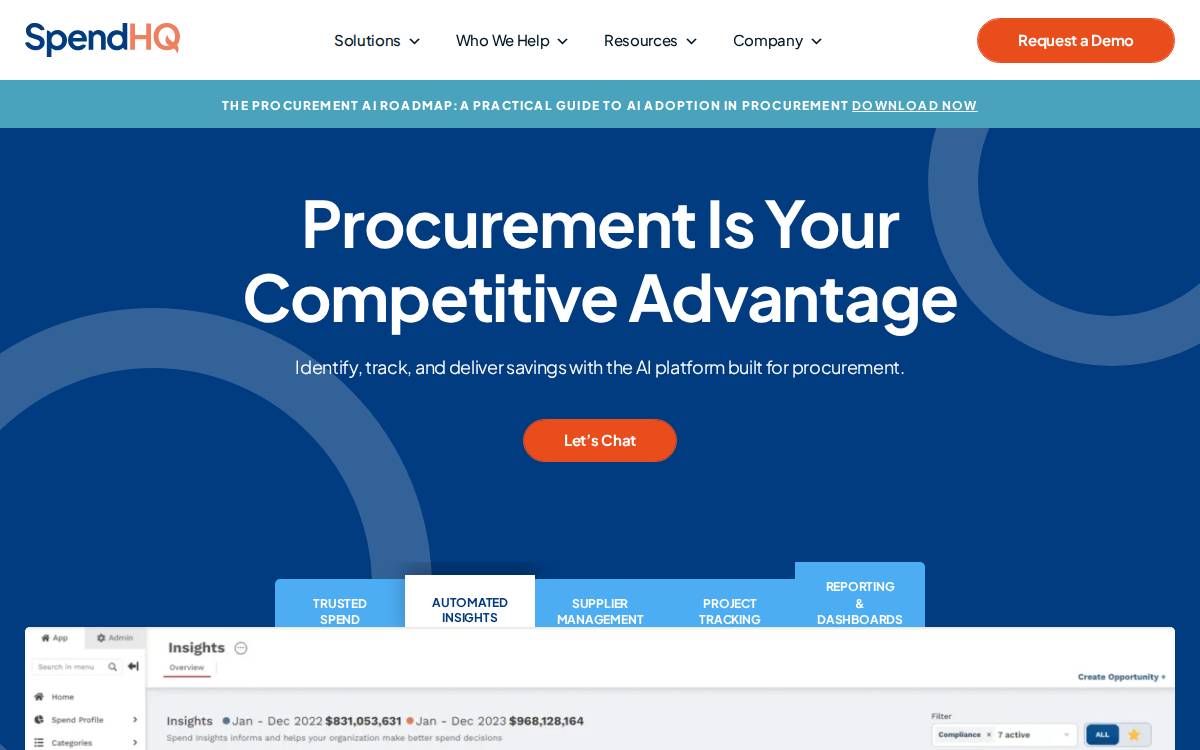 SpendHQ website preview