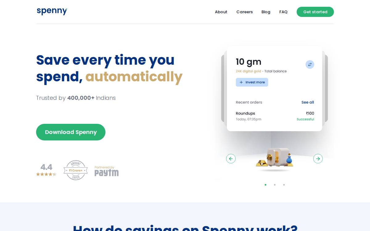 Spenny website preview