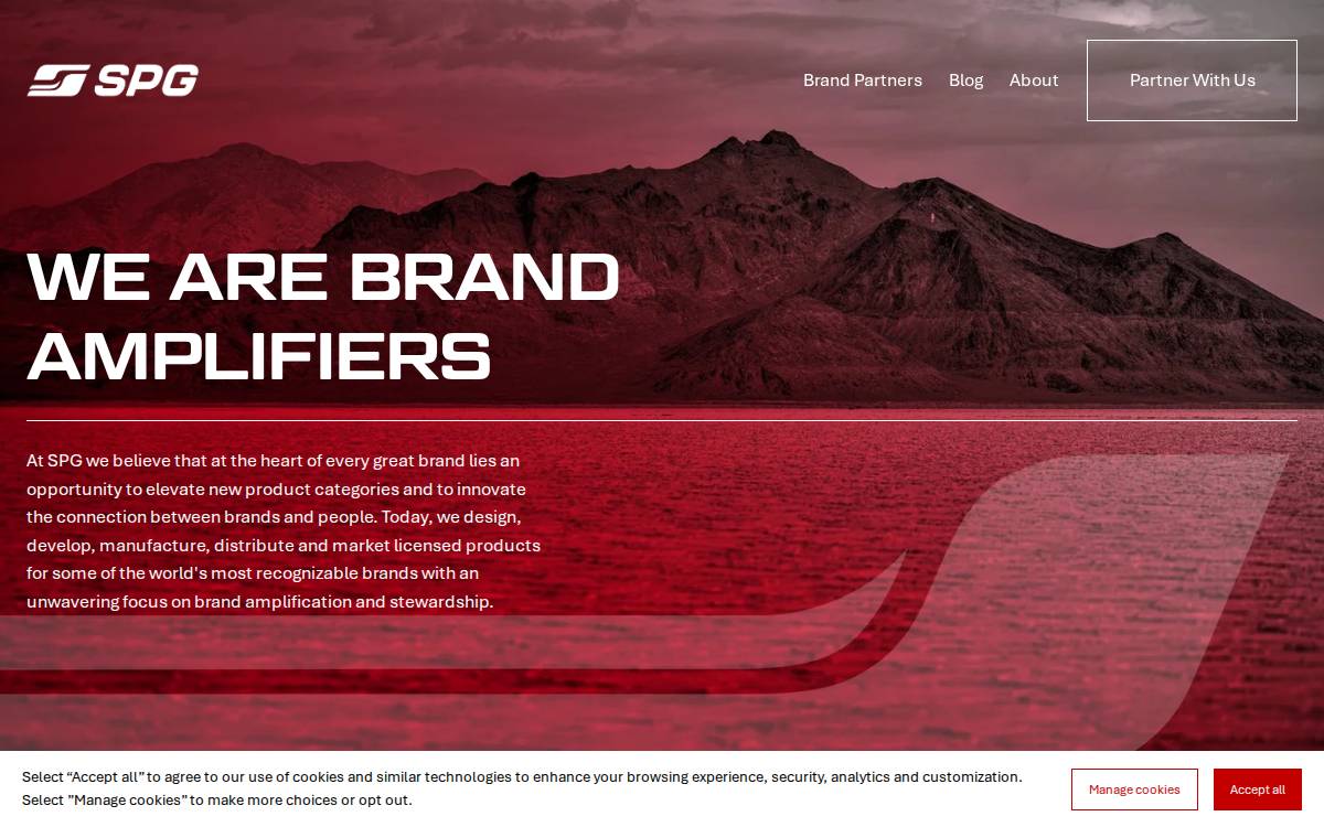 Spgcompany website preview