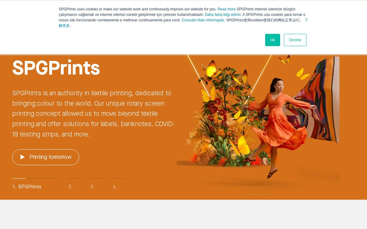Spgprints website preview
