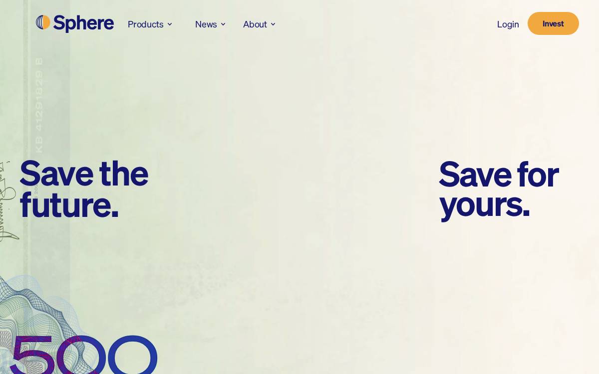 Sphere website preview