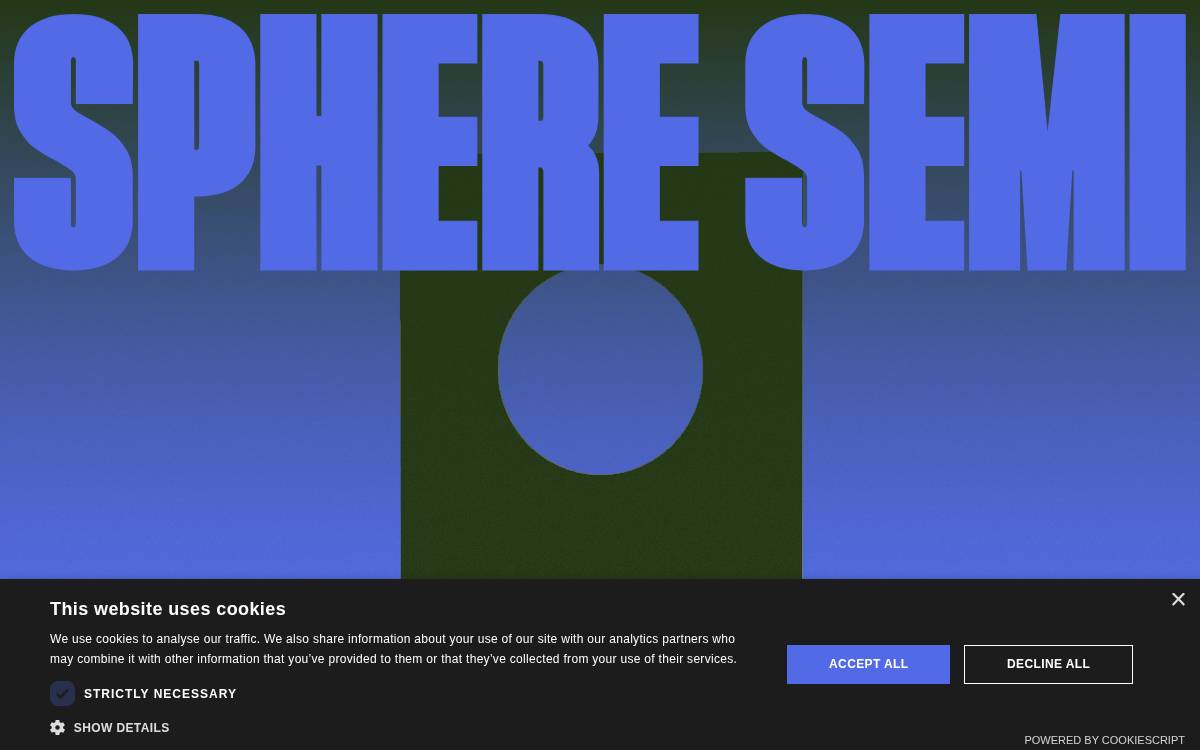 Sphere Semi Custom Semiconductors website preview
