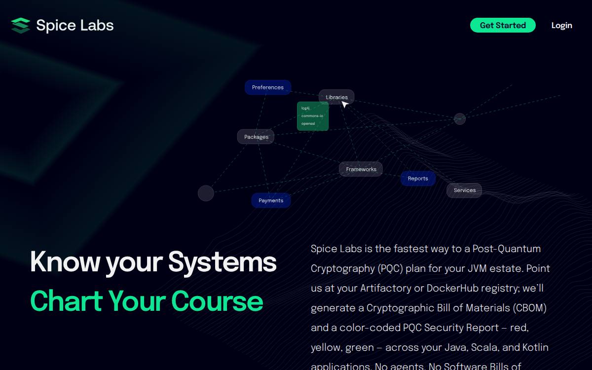 Spice Labs website preview
