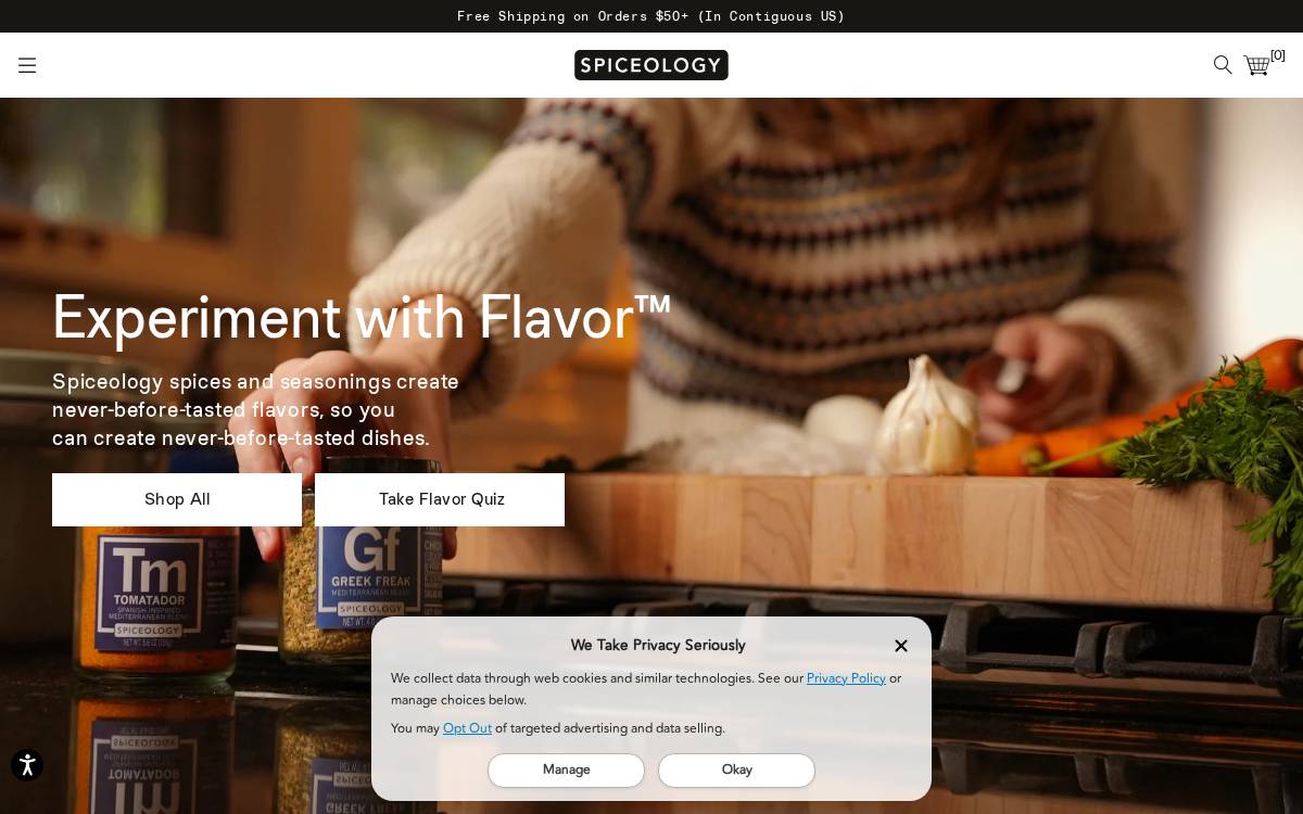Spiceology website preview