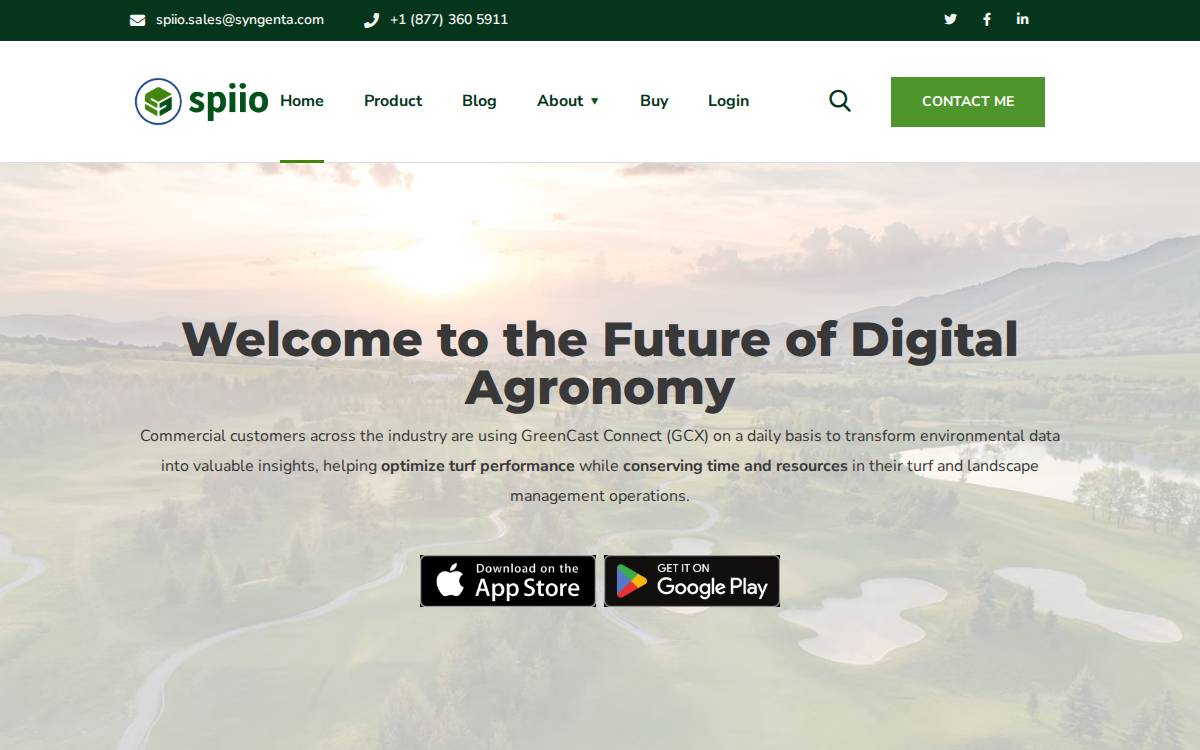 Spiio website preview